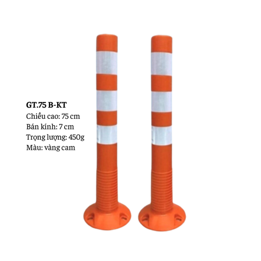 Cột giao thông chia làn đường không tên GT75B.KT