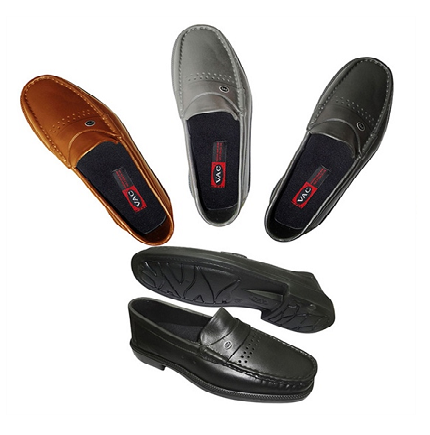 Giày nhựa VAC E015 (size 6-9) (Đen,Trắng,Nâu)
