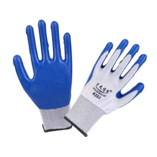 Găng tay phủ cao su xanh 388