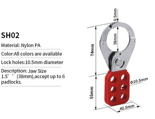 Khóa HASP bằng thép Prolockey SH02
