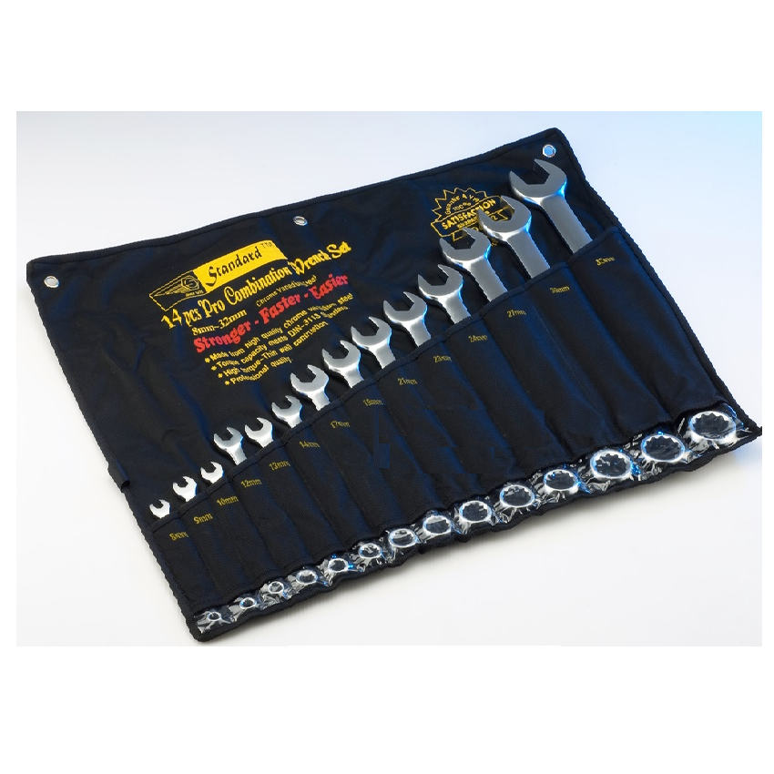 Bộ cờ lê vòng miệng Standard 14 món 8-32mm
