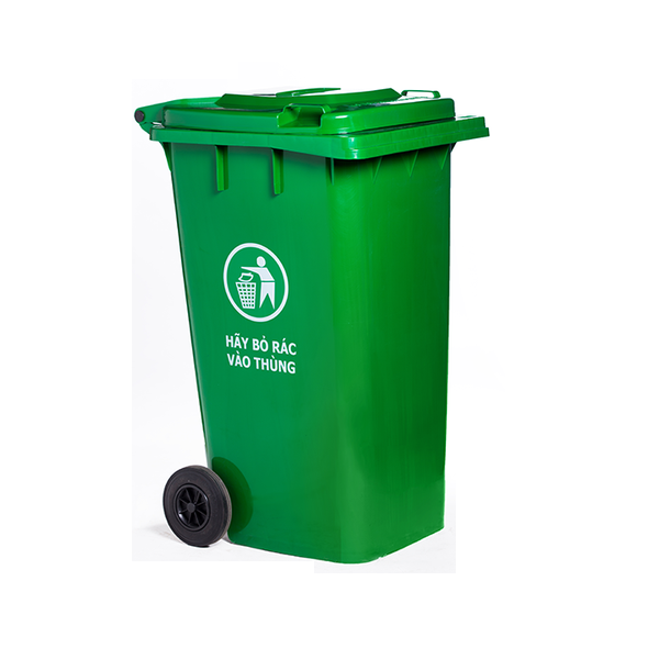 Thùng rác nhựa 360 lít Xanh