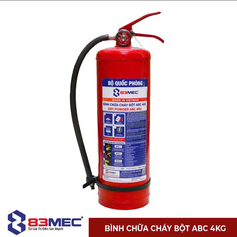 Bình chữa cháy Bột ABC 4kg 83ME