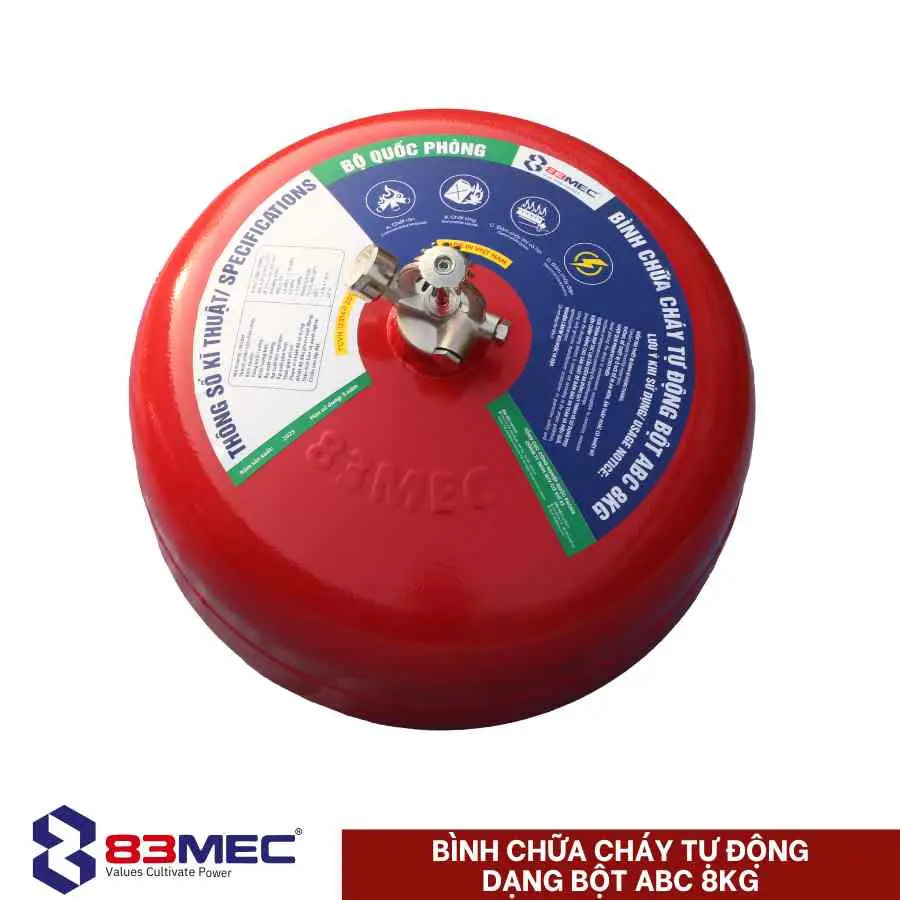 Bình cầu chữa cháy tự động ABC 8kg 83MEC
