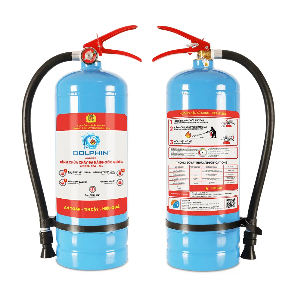 Bình chữa cháy gốc nước Dolphin DPA-T3PL (3.5L)