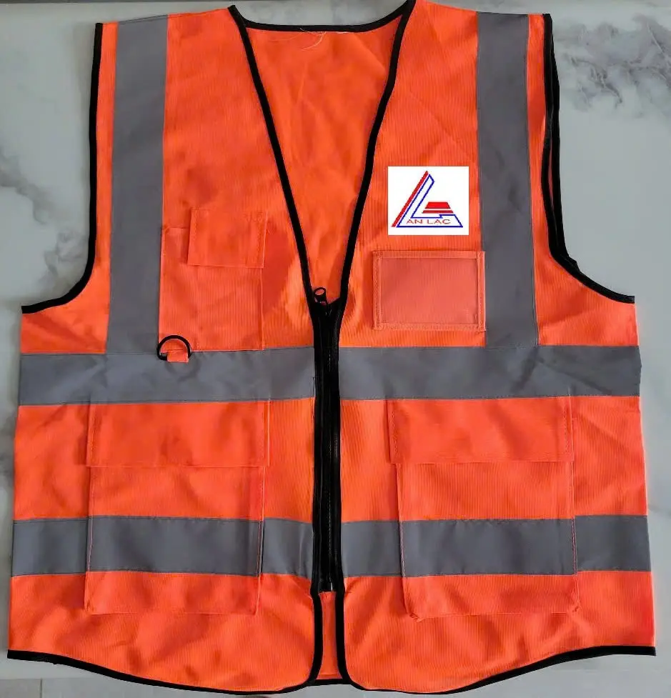 Áo phản quang lưới 3 túi (XÂY DỰNG AN LẠC)
