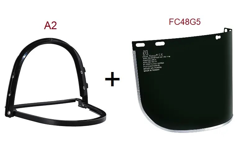 Tấm kính che mặt Blue Eagle A2+FC48G5