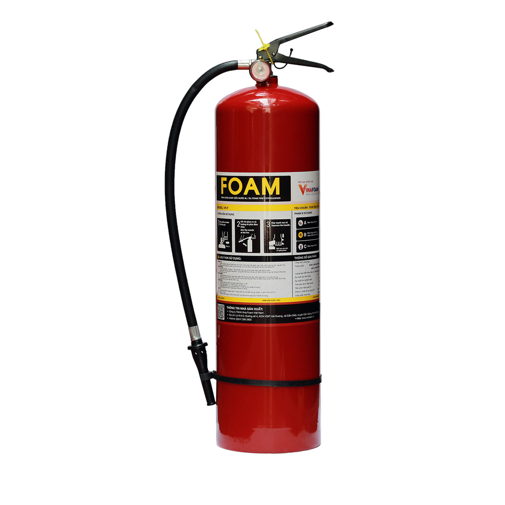Foam fire extinguisher 9 liters