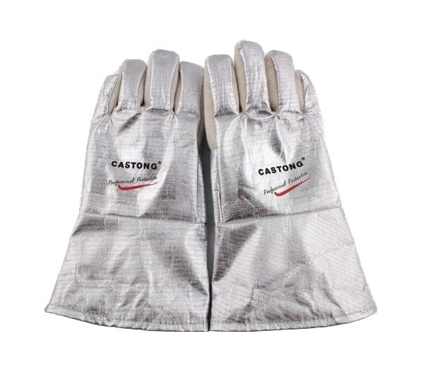Castong aluminum coated gloves are fireproof and heat resistant
