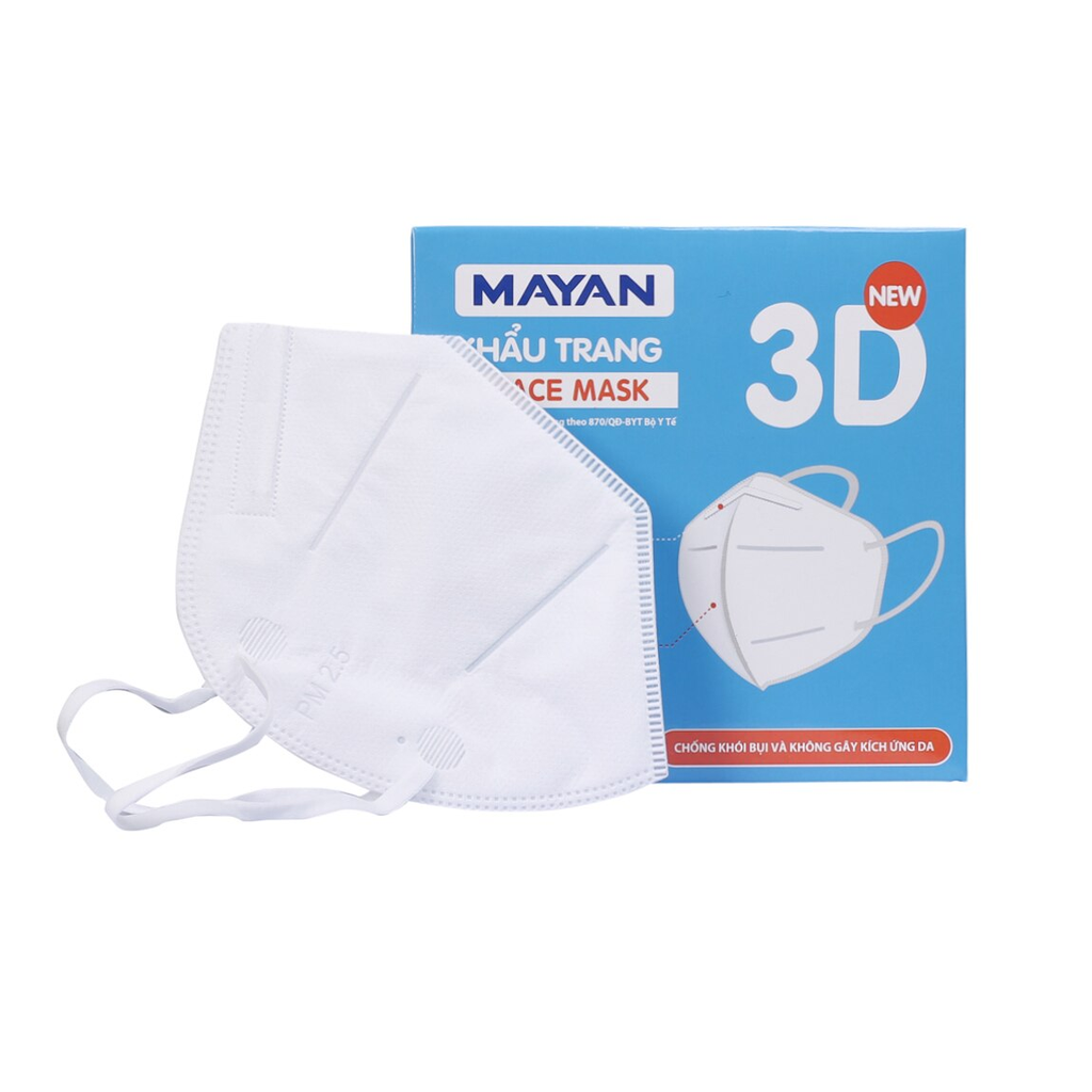 Khẩu trang MAYAN 3D 4 lớp PM2.5