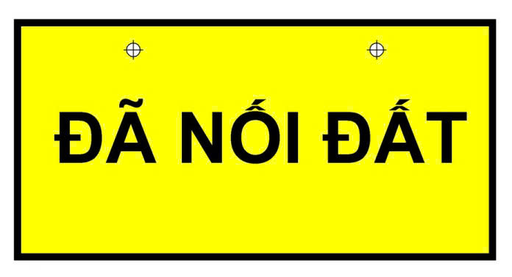 Bảng báo đã nối đất