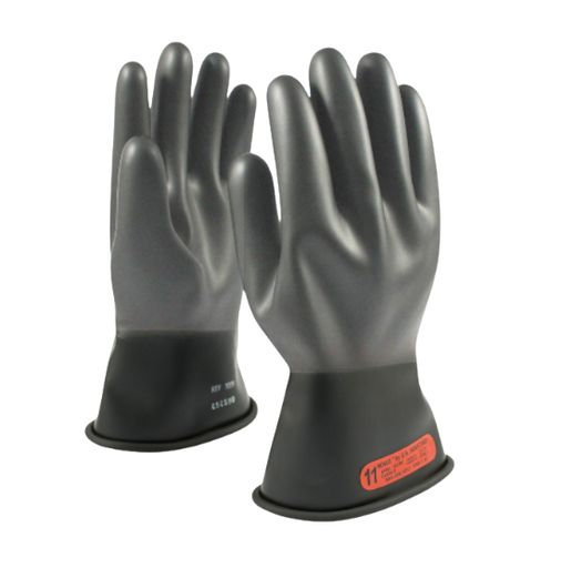 Novax Class 0 - 1000V/280mm Black Matte Insulating Gloves (NEW)