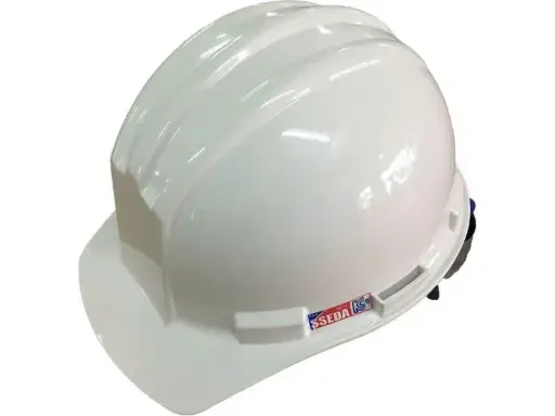 SSEDA SAHM-2022 white plastic safety helmet
