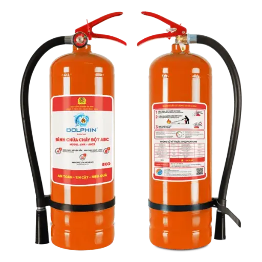 Bình chữa cháy Bột ABC 8kg Dolphin