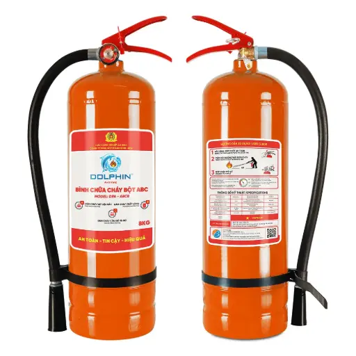 Bình chữa cháy Bột ABC 8kg Dolphin