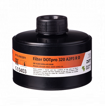 Russian - organic filter 320 A2P3 RD