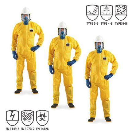 Taiwanese Ultitec 4000 chemical resistant coveral suit