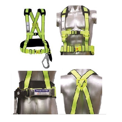 Half body harness kit COV 1 aluminum hook, self-retracting cord