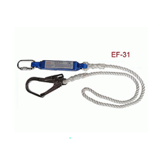 Adela EF-31 hanging rope type 1 steel hook + shock absorber