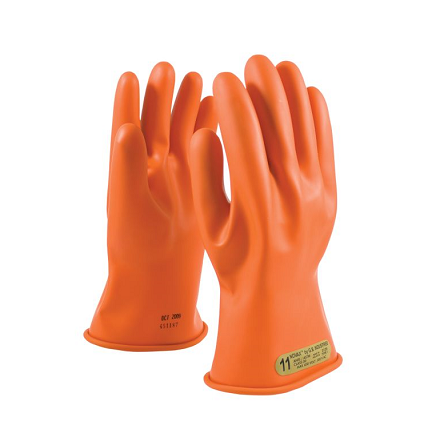 Rubber insulating gloves Novax Class 00 - 500V/280mm 