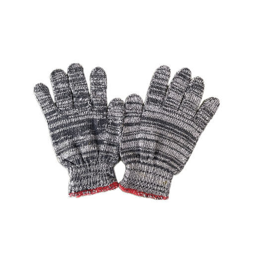 Salt and pepper colored wool gloves, 50gr