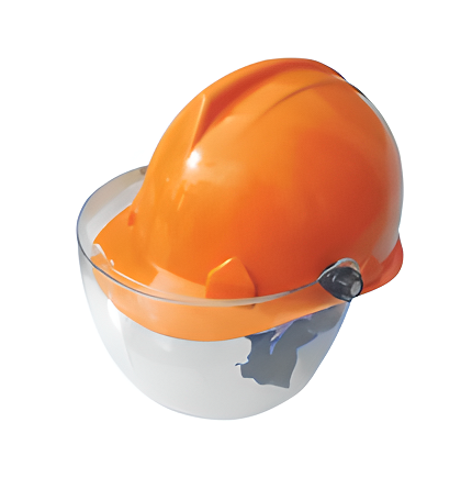BB N.80 protective helmet with clear face shield