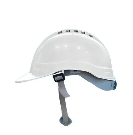 Plastic protective helmet BB14 has ventilation holes