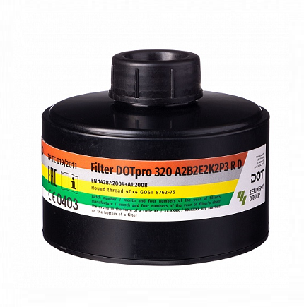 Phin lọc Sorbent Nga - tổng hợp DOTPro 320 A2B2E2K2P3 RD