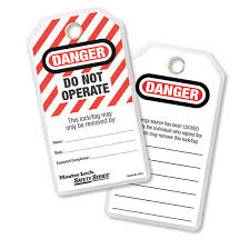 Thẻ tag cấm vận hành DANGER - DO NOT OPERATE
